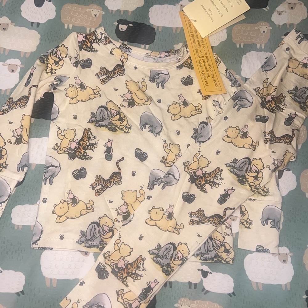 Winnie the Pooh long sleeve bamboo set